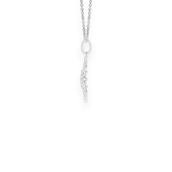 14K Solid Gold The Glory of Sun Diamond Necklace-3
