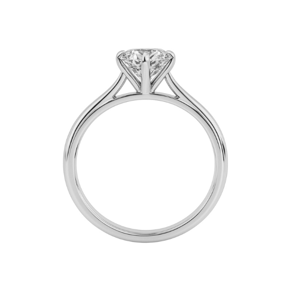 2 to 3 Carat Cathedral Setting Round Cut 6 Prong 14K Solid Gold Solitaire Diamond Ring-2