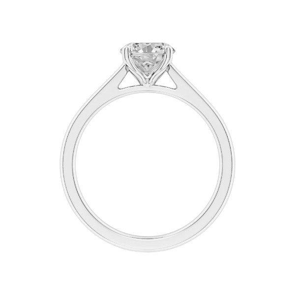 3.00 CT Oval Cut Solitaire Cathedral Settings 14K Solid Gold Diamond Ring IGI Certified-2