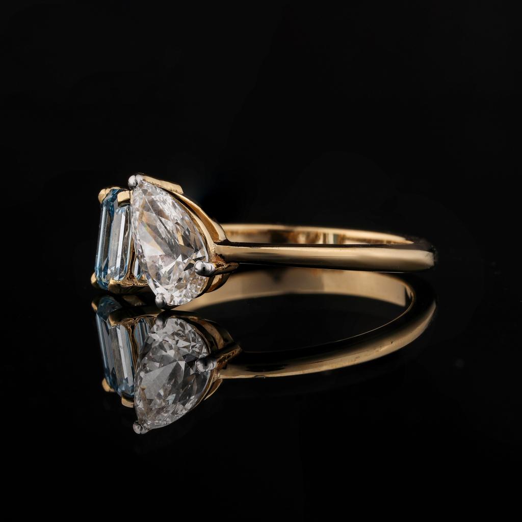 Nita Two Diamond Love Ring